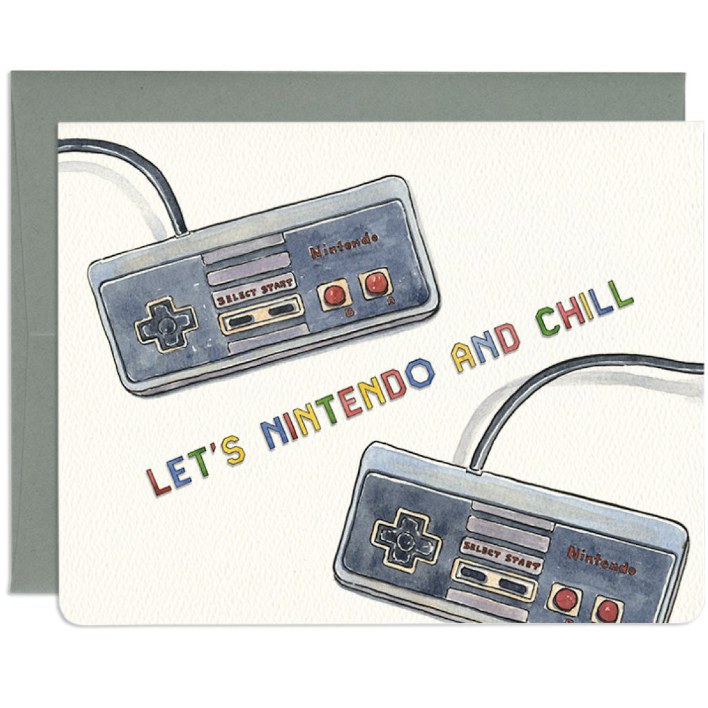 Nintendo & Chill Card