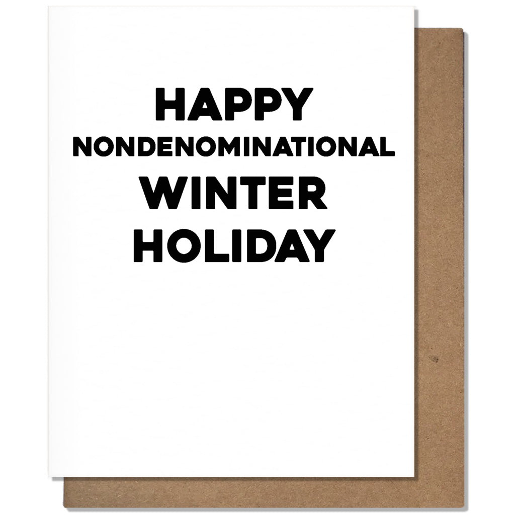 Nondenominational Winter Holiday Card