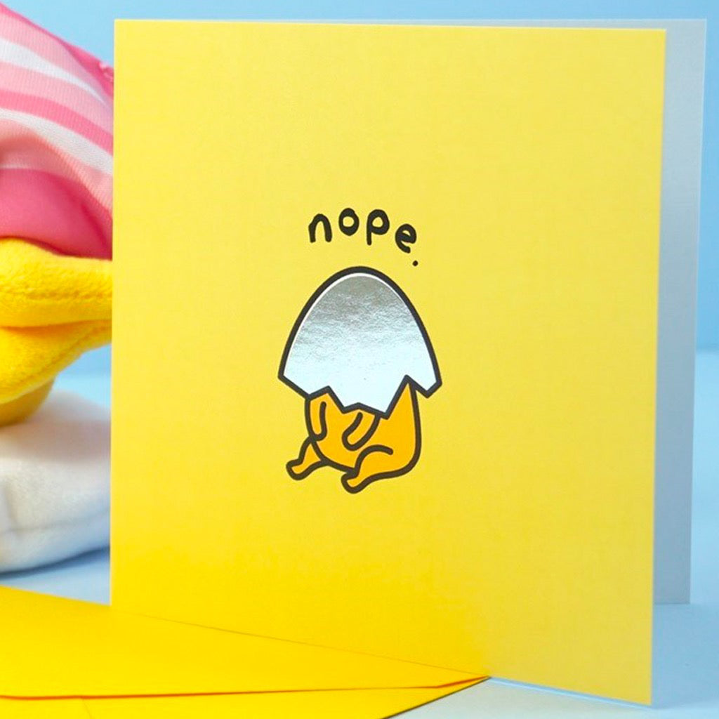 Nope Gudetama Egg Card