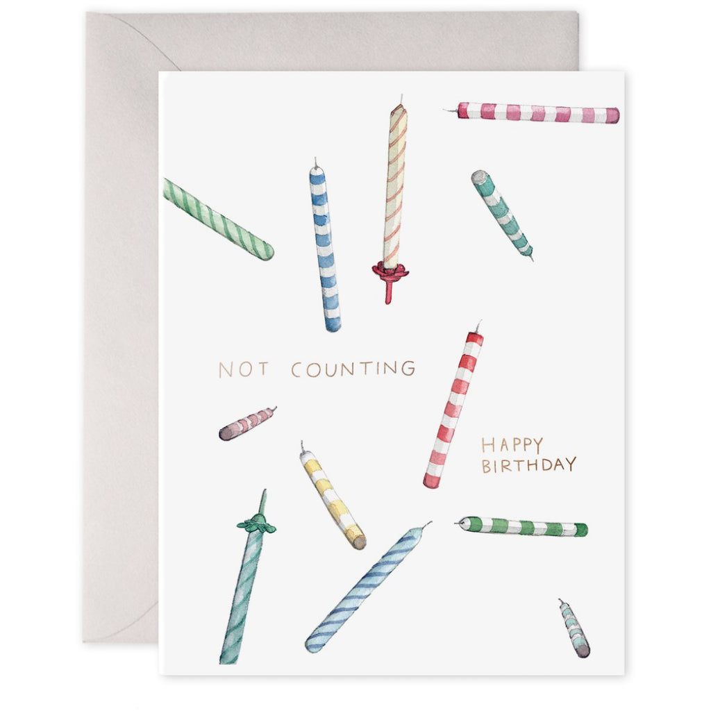 Not Counting Birthday Card