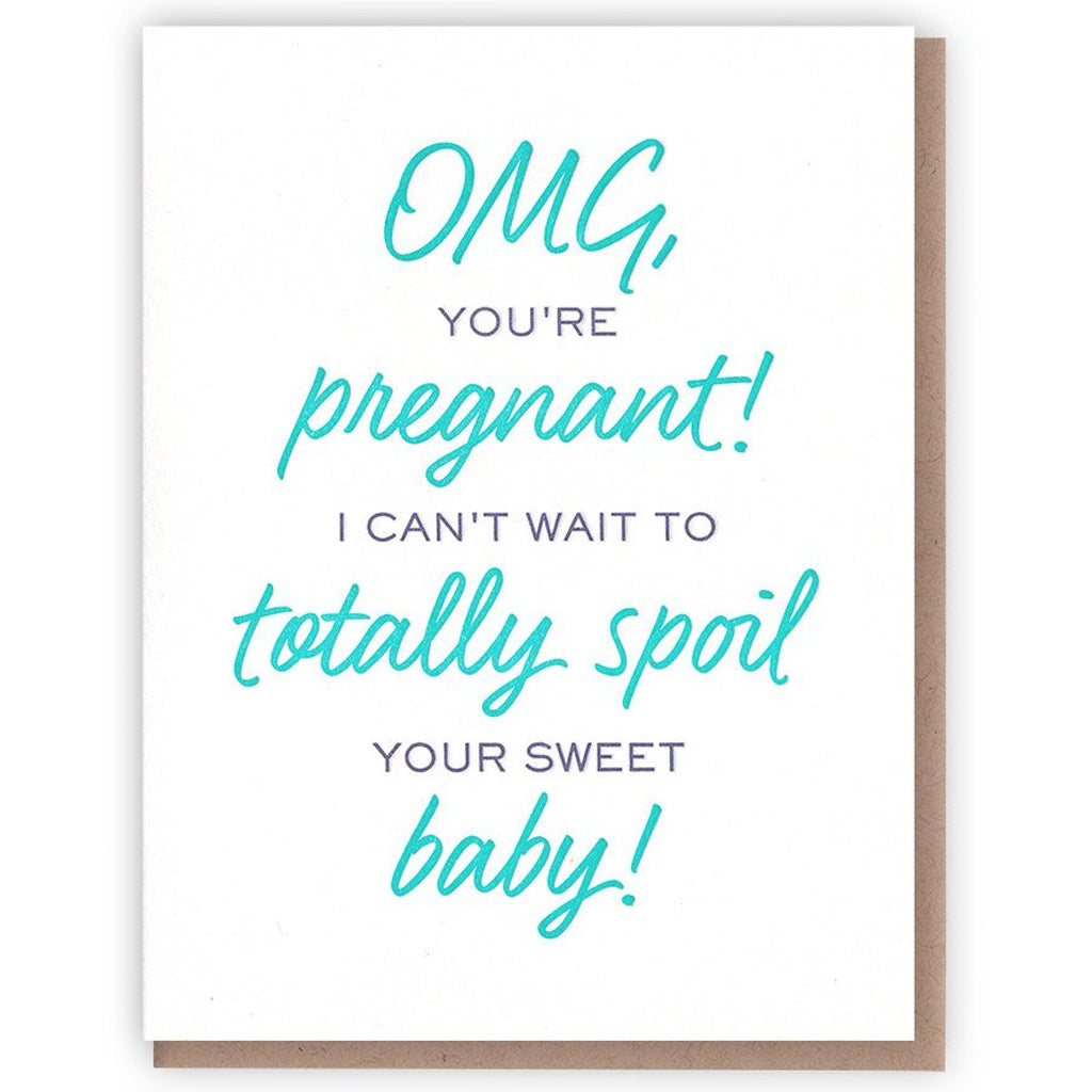 OMG You're Pregnant Card