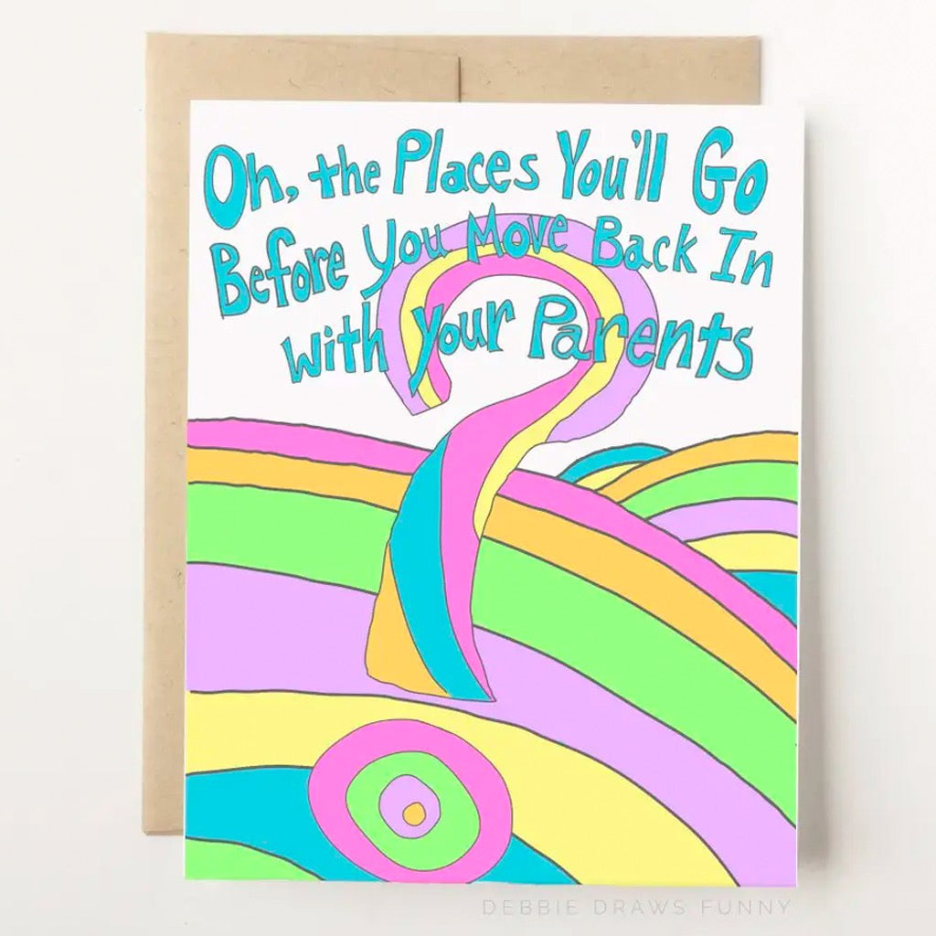 Oh The Places Graduation Card