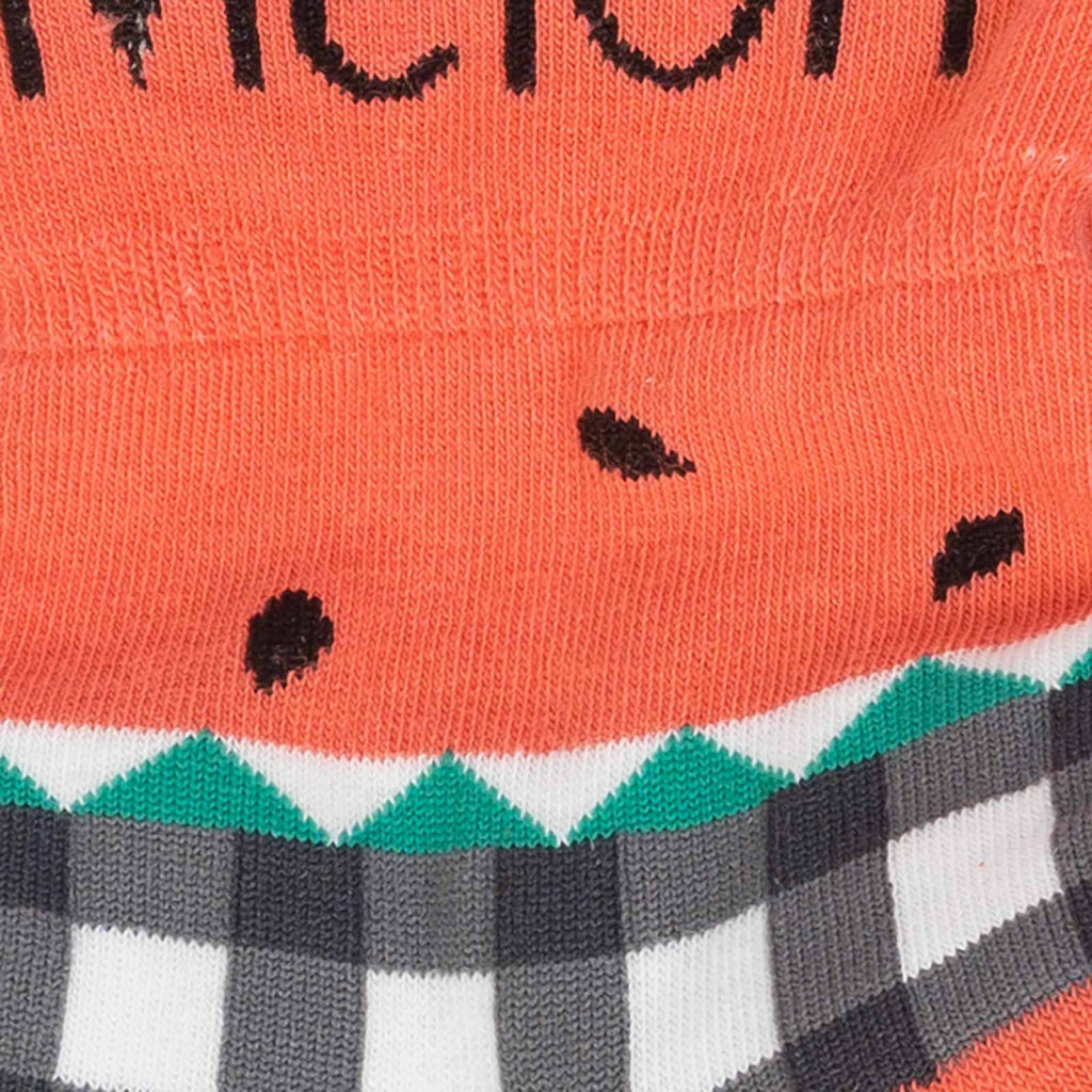 One In A Melon Quarter-Turn Cuff Women's Socks Close-Up