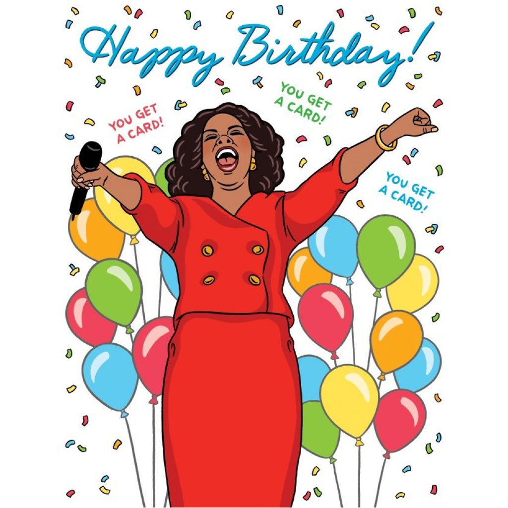 Oprah Birthday Card
