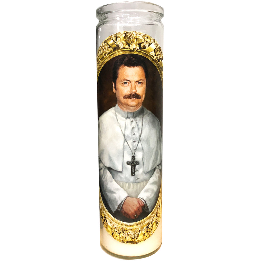 Parks & Rec - Ron Swanson Celebrity Prayer Candle