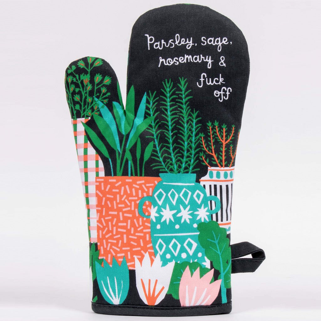 Parsley, Sage, Fuck Off Oven Mitt