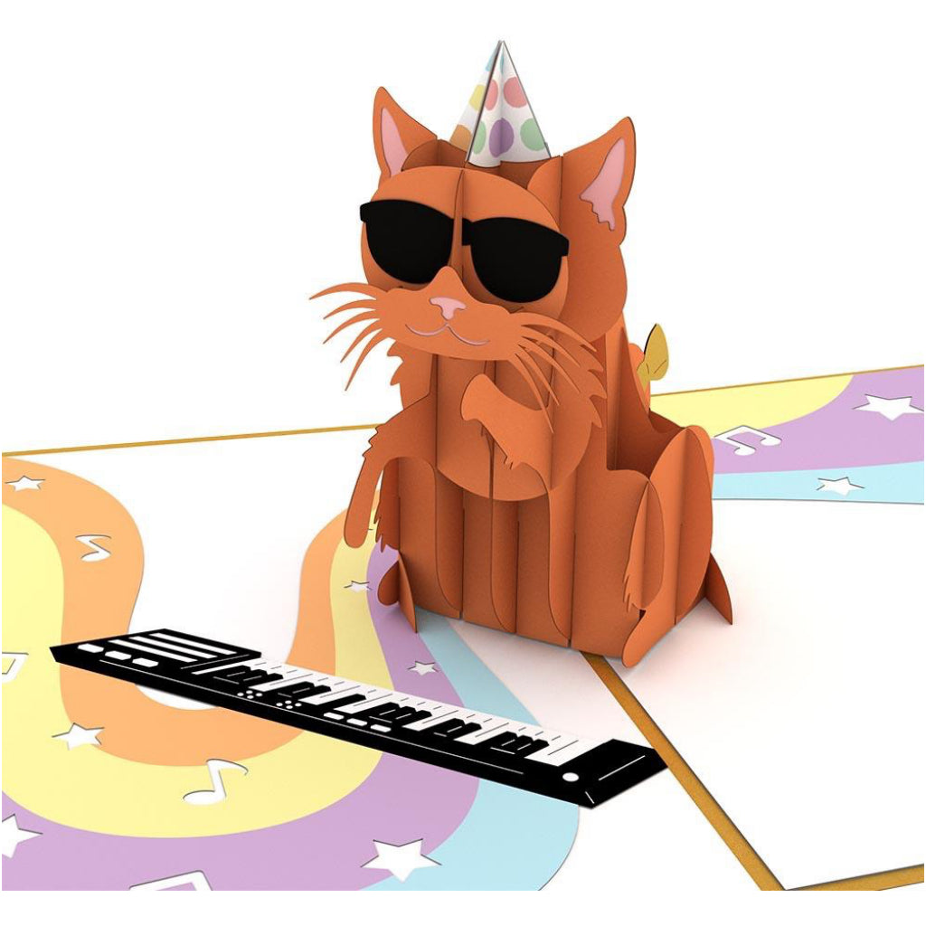 Party Cat 3D Pop Up Card