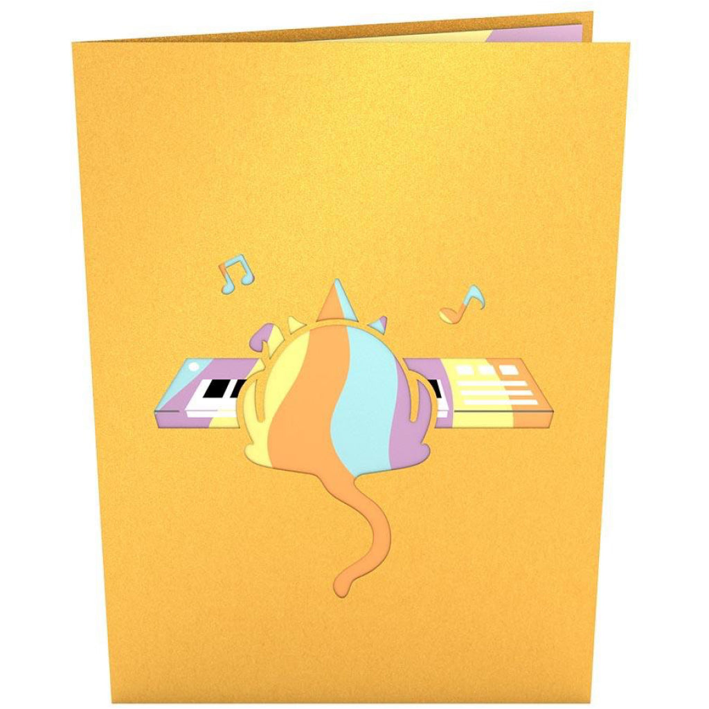 Party Cat 3D Pop Up Card Cover