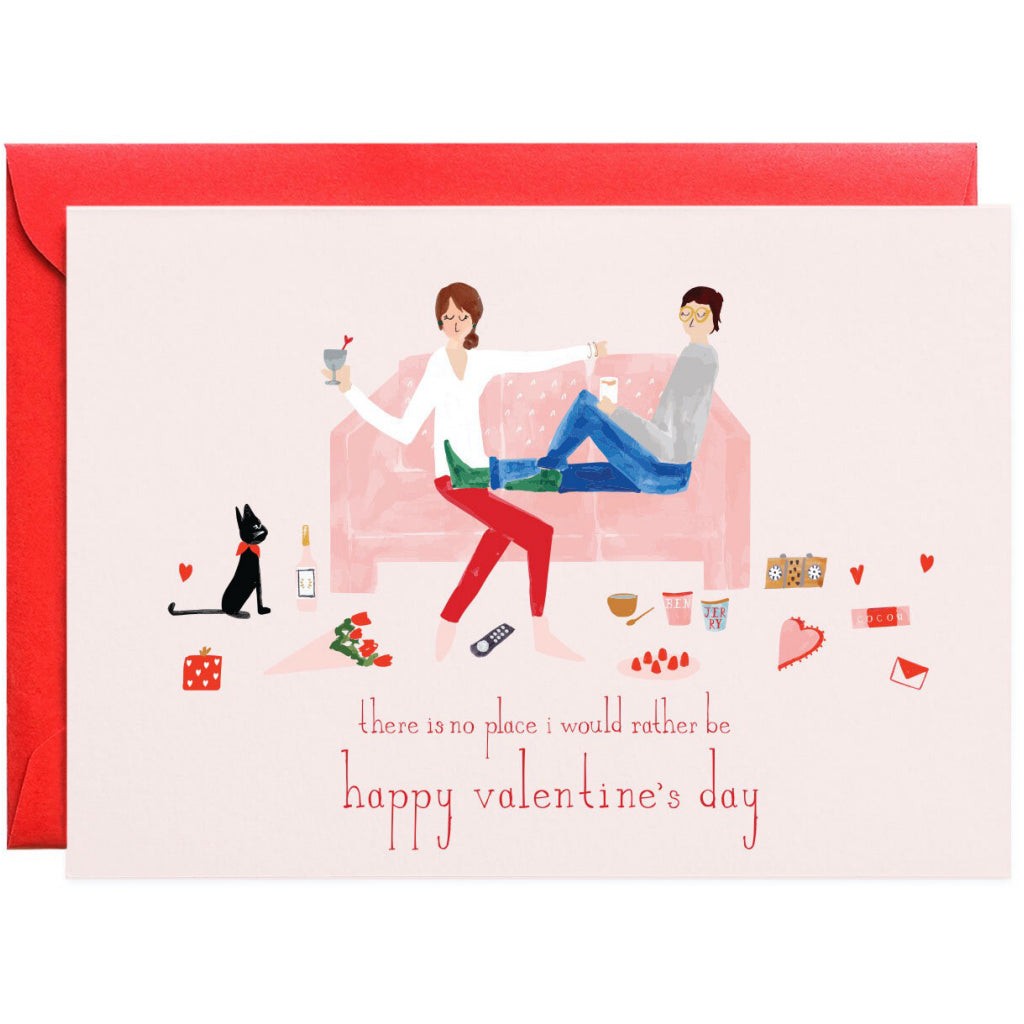Pass the Chocolate Valentine Greeting Card