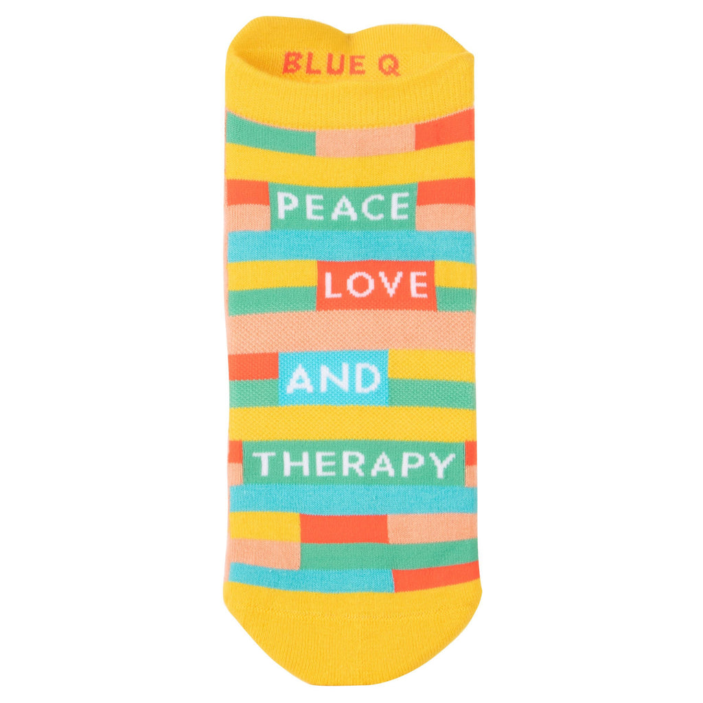 Peace & Therapy Sneaker Socks Flat