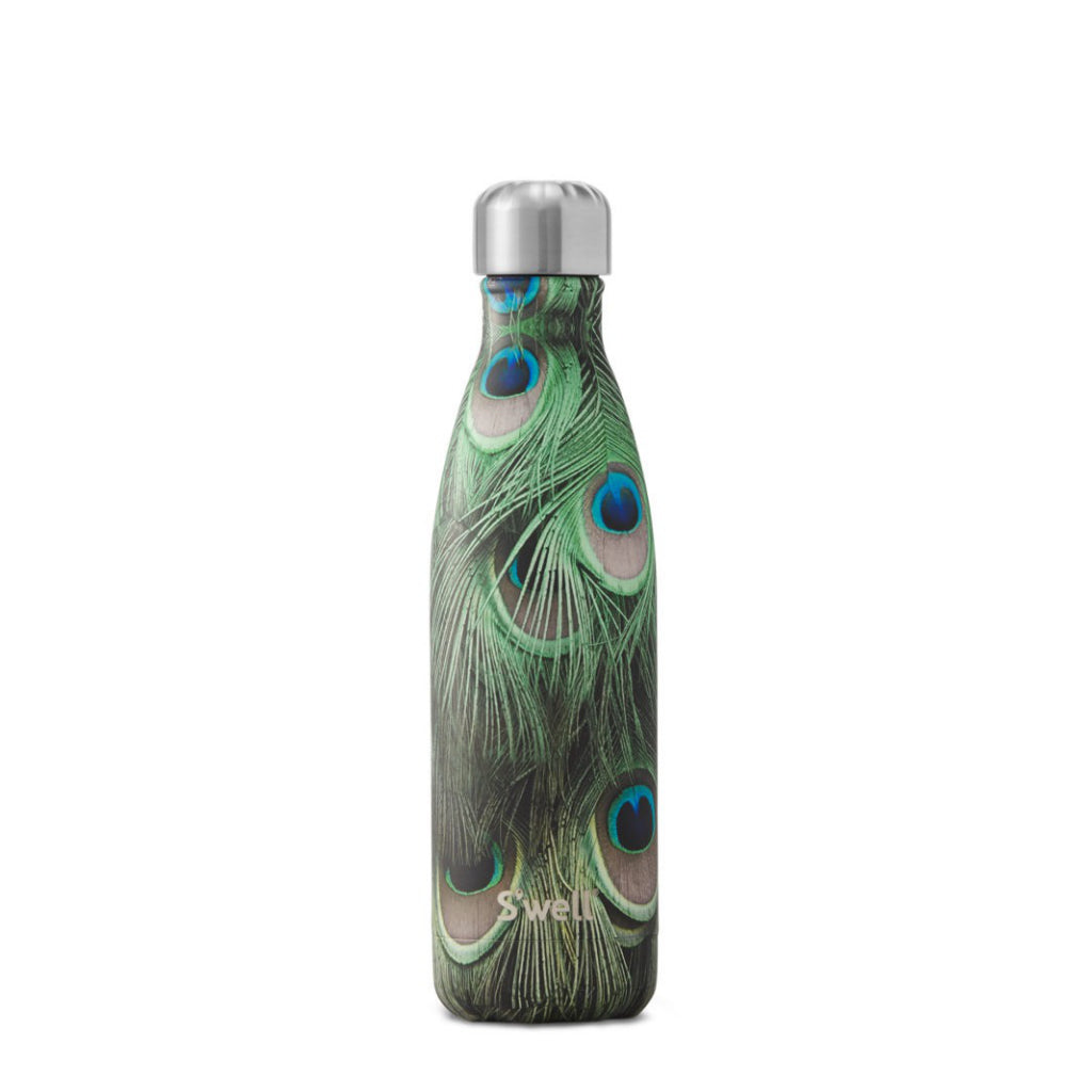 Peacock Water Bottle 17oz 500ml