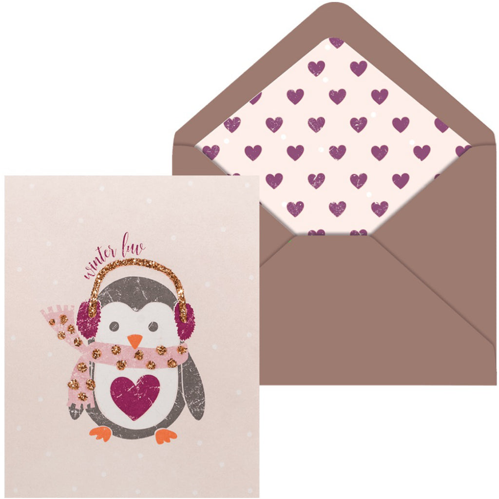 Penguin Love 5 Pack Cards