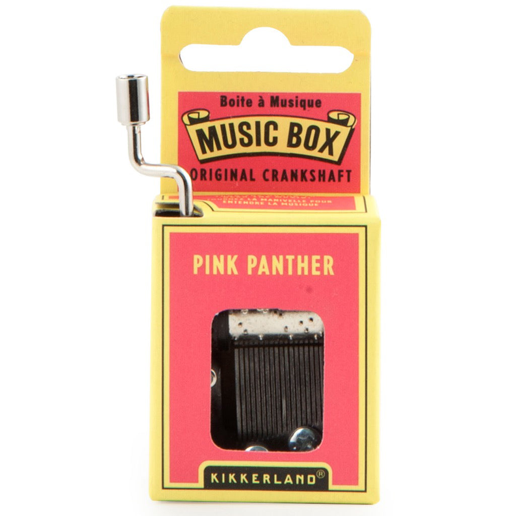 Pink Panther Crank Music Box In Box