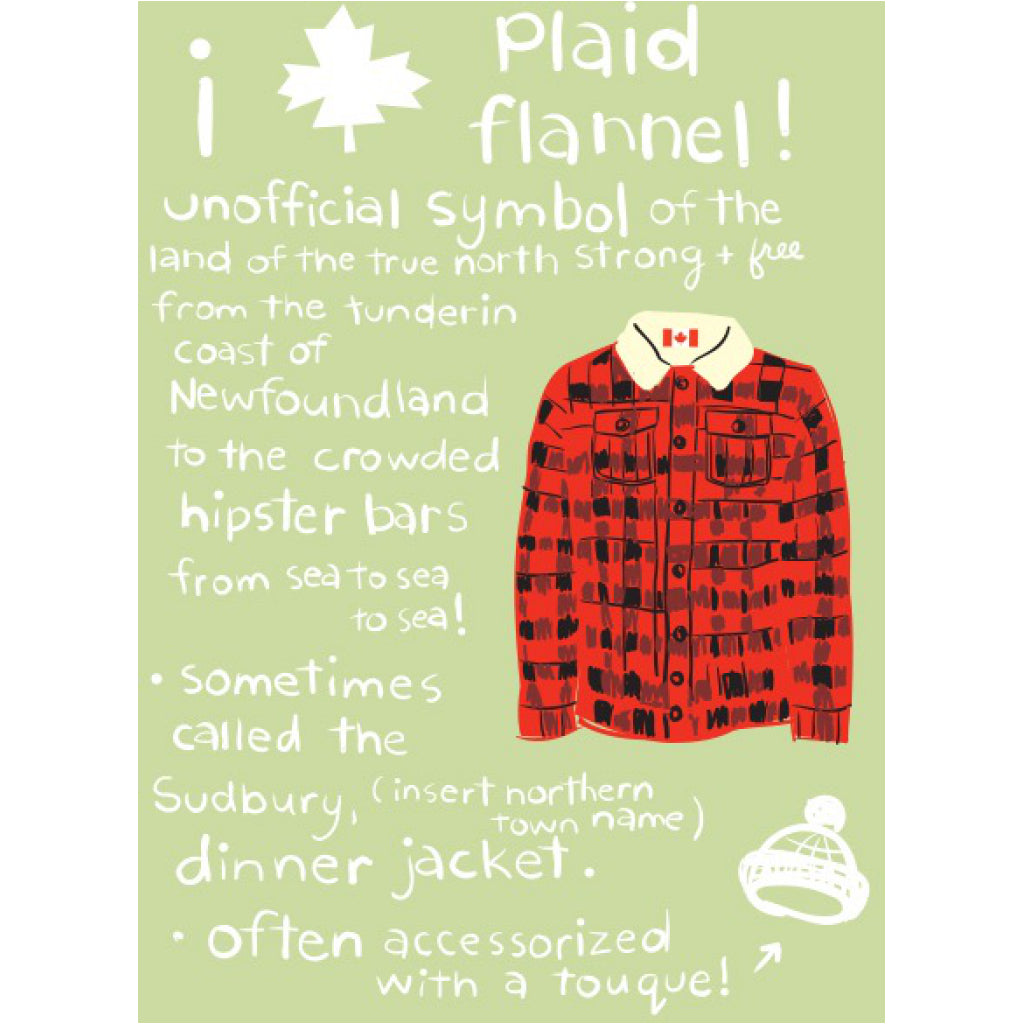Plaid Flannel Card