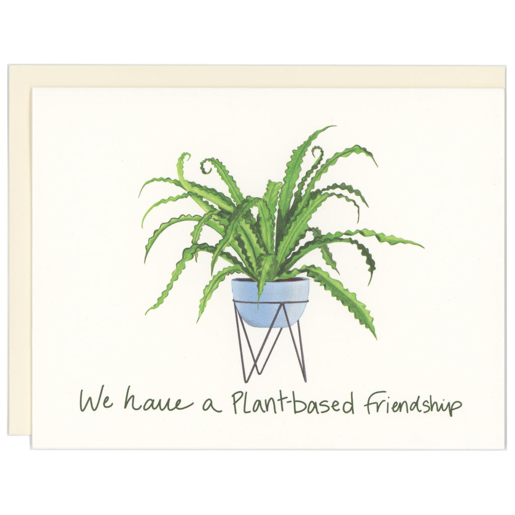 Plant Based Friendship Card
