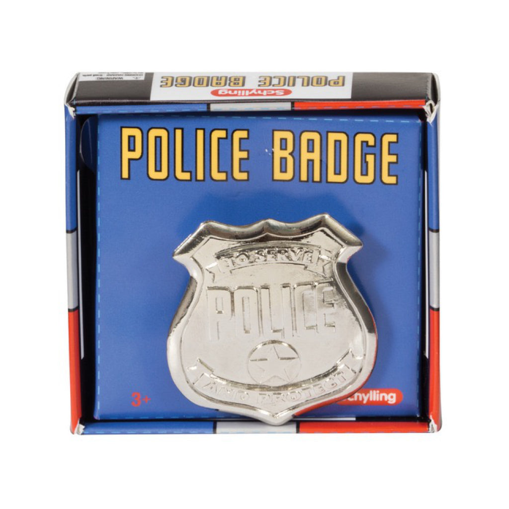 Packaging of Police Badge.