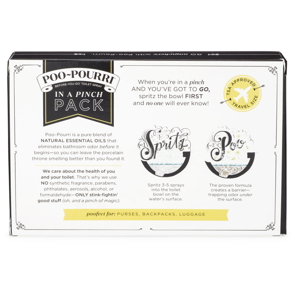 Poo Pourri In A Pinch Box Set of 5 Back