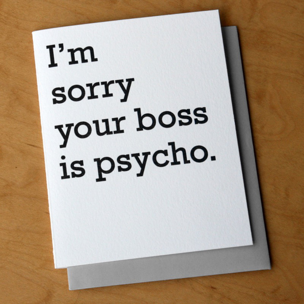 Psycho Boss Card