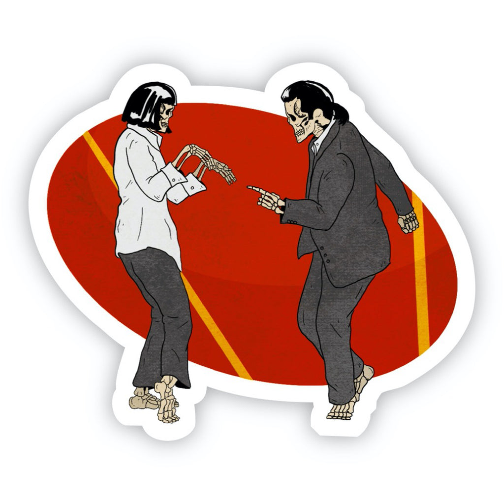 Pulp Fiction Skeleton Dance Sticker