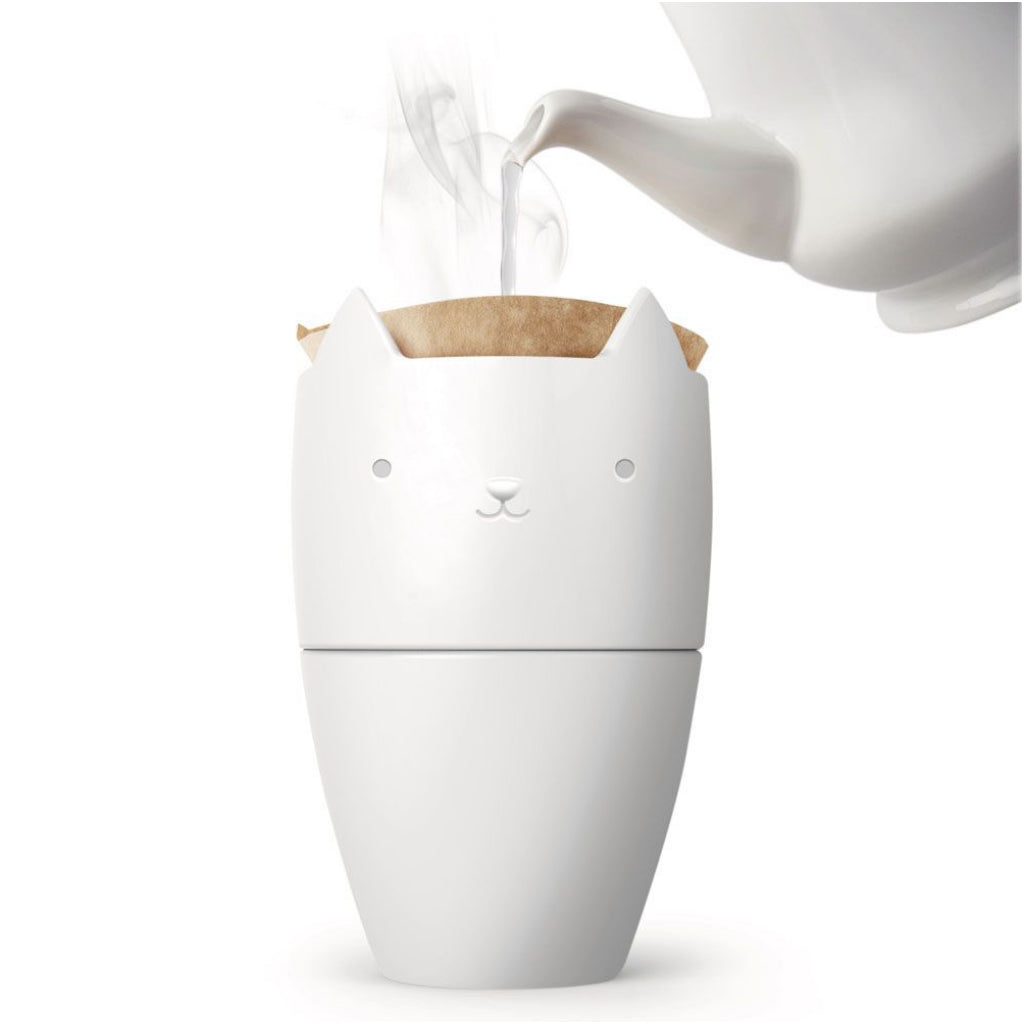 Purr Over Coffee Maker & Mug Set In Use