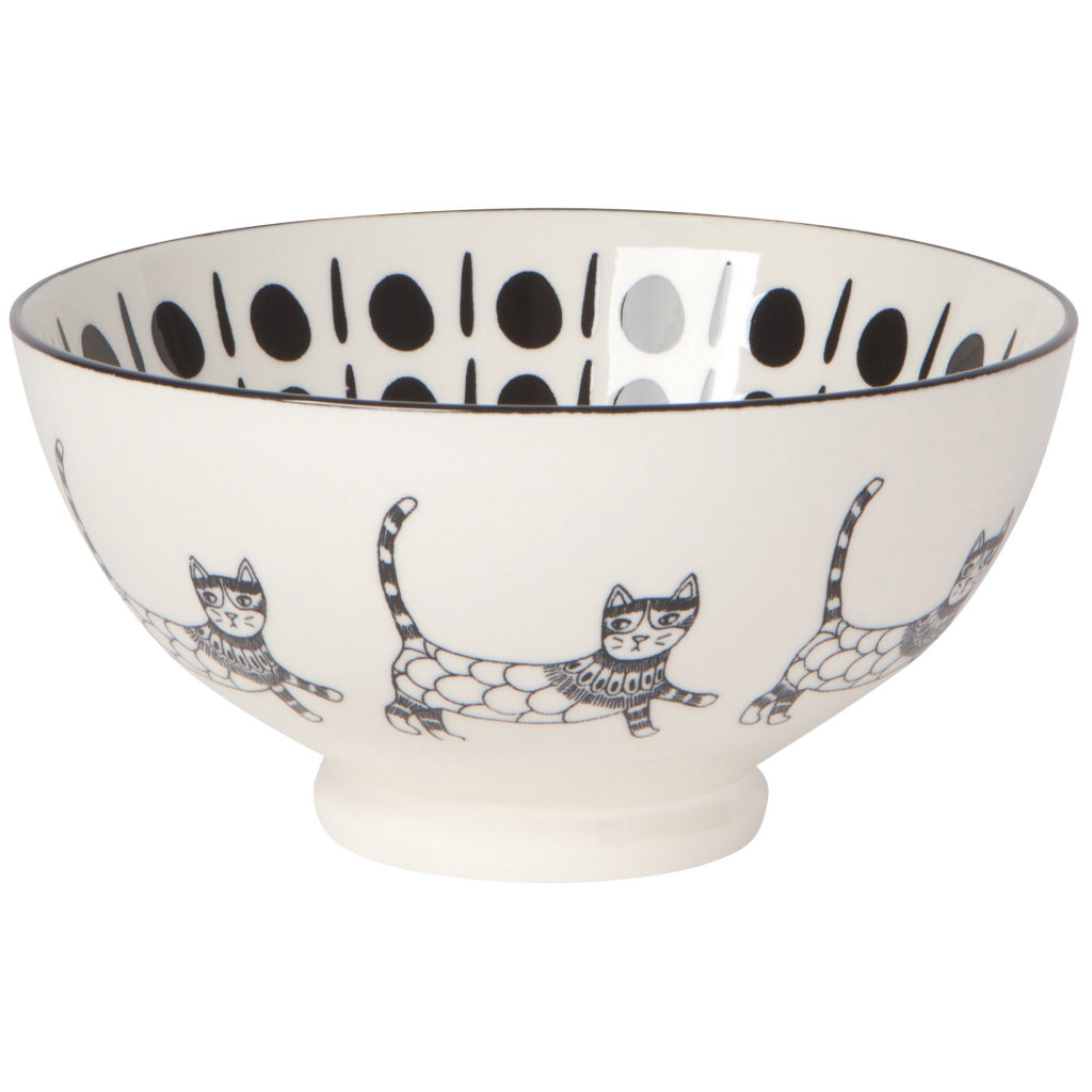 Purr Party Stamped Cereal Bowl