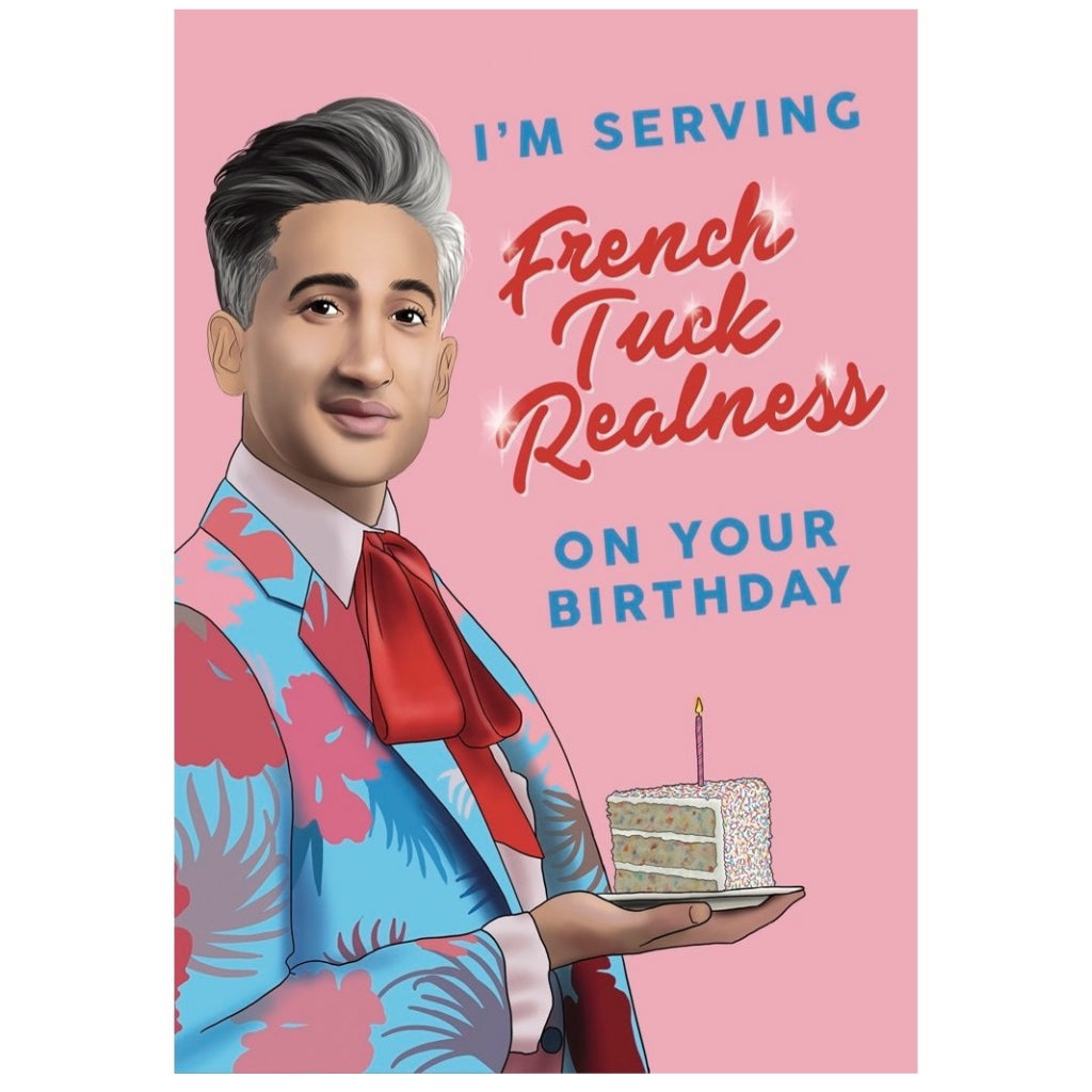Queer Eye Tan France Birthday Card