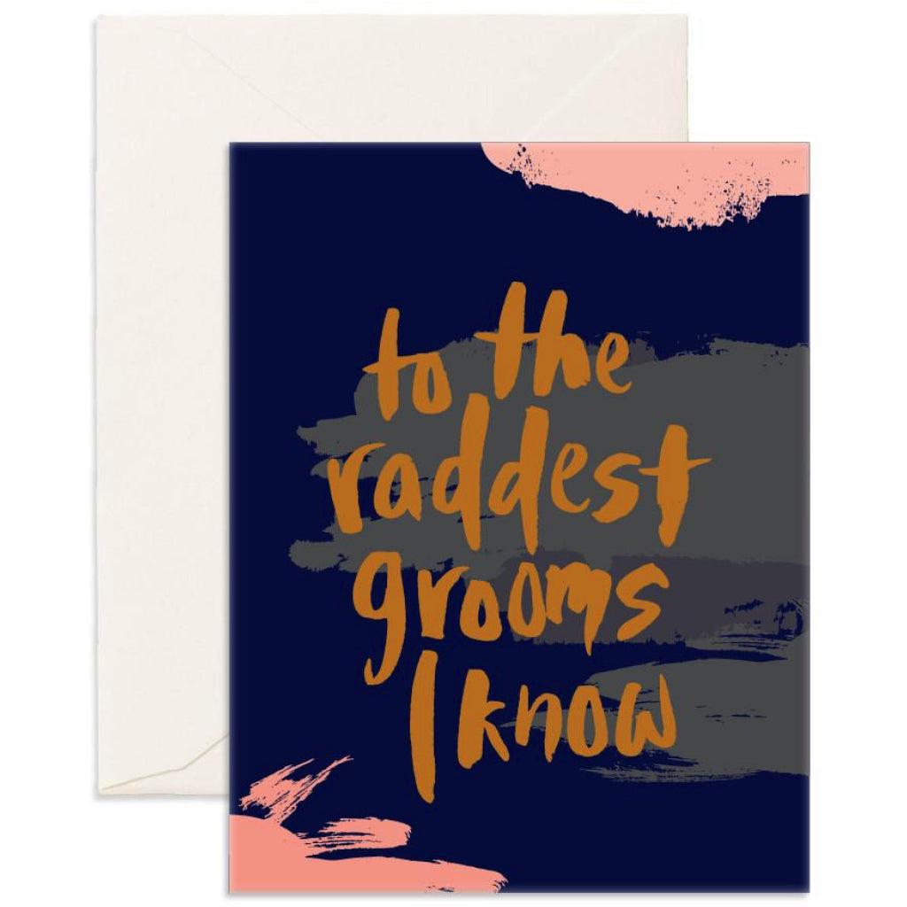 Raddest Grooms Card
