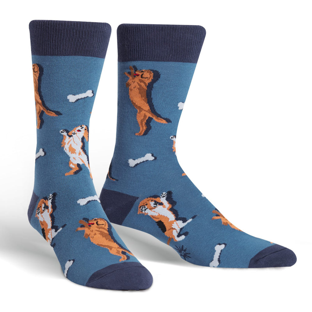 Raise The Woof Men's Crew Socks