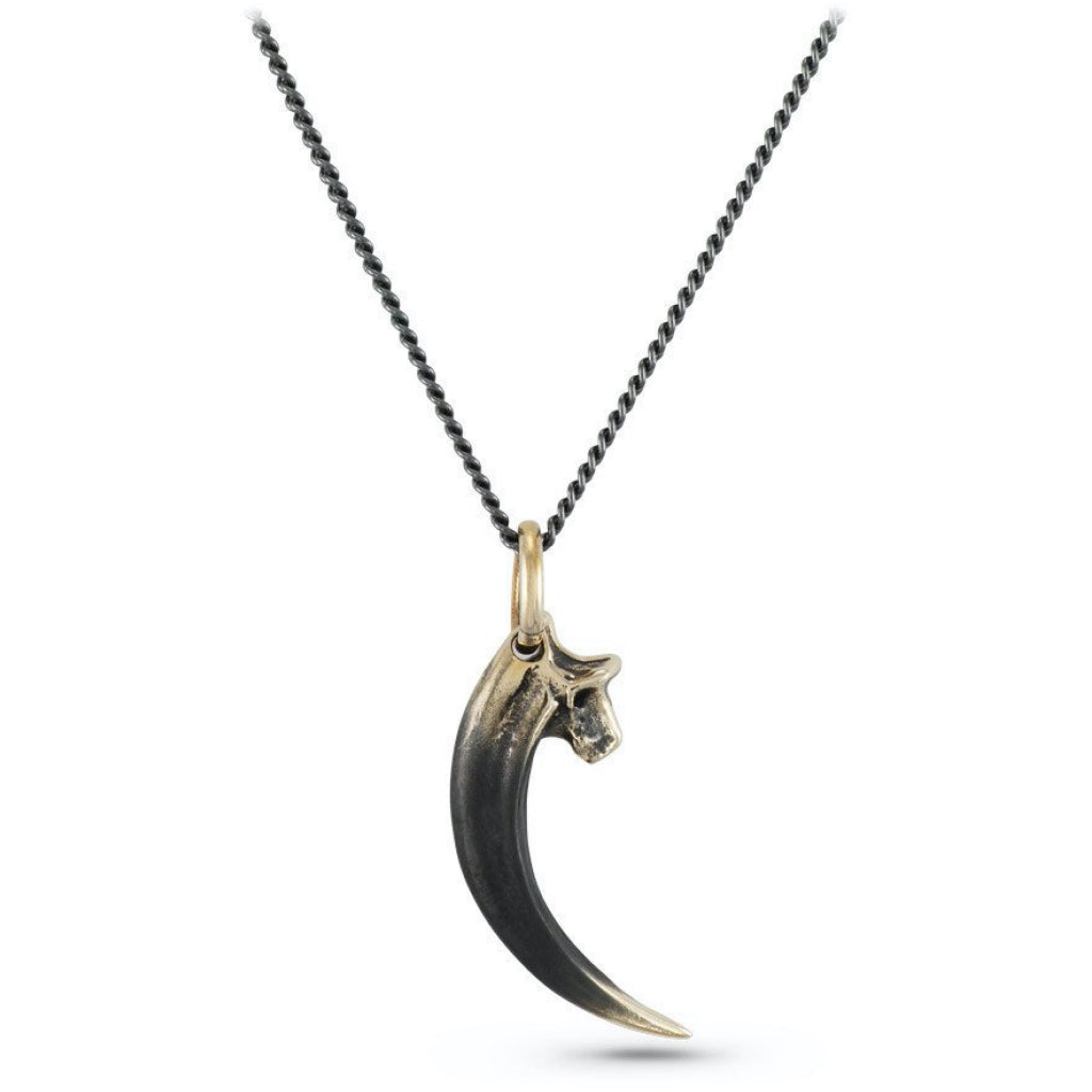 Raven Talon Black Bronze Necklace