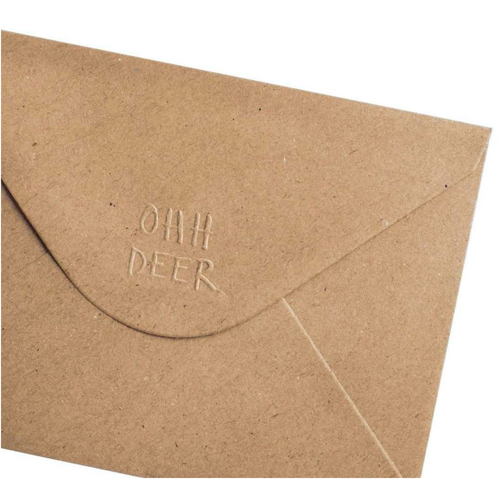 Rock and Roll Enamel Pin Greeting Card Envelope