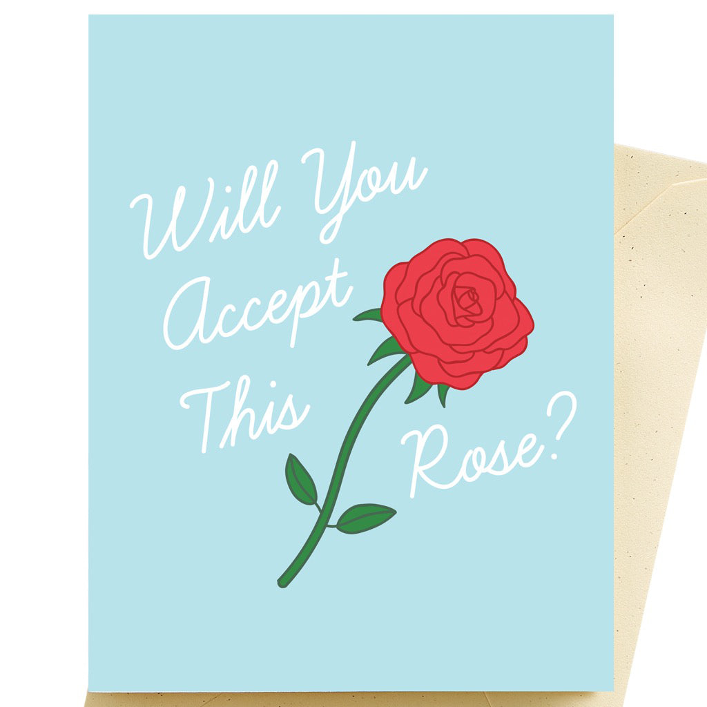 Rose Bridesmaid Card