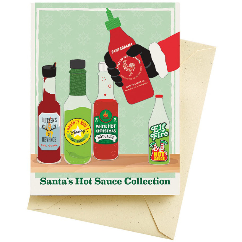 Santa's Hot Sauce Card