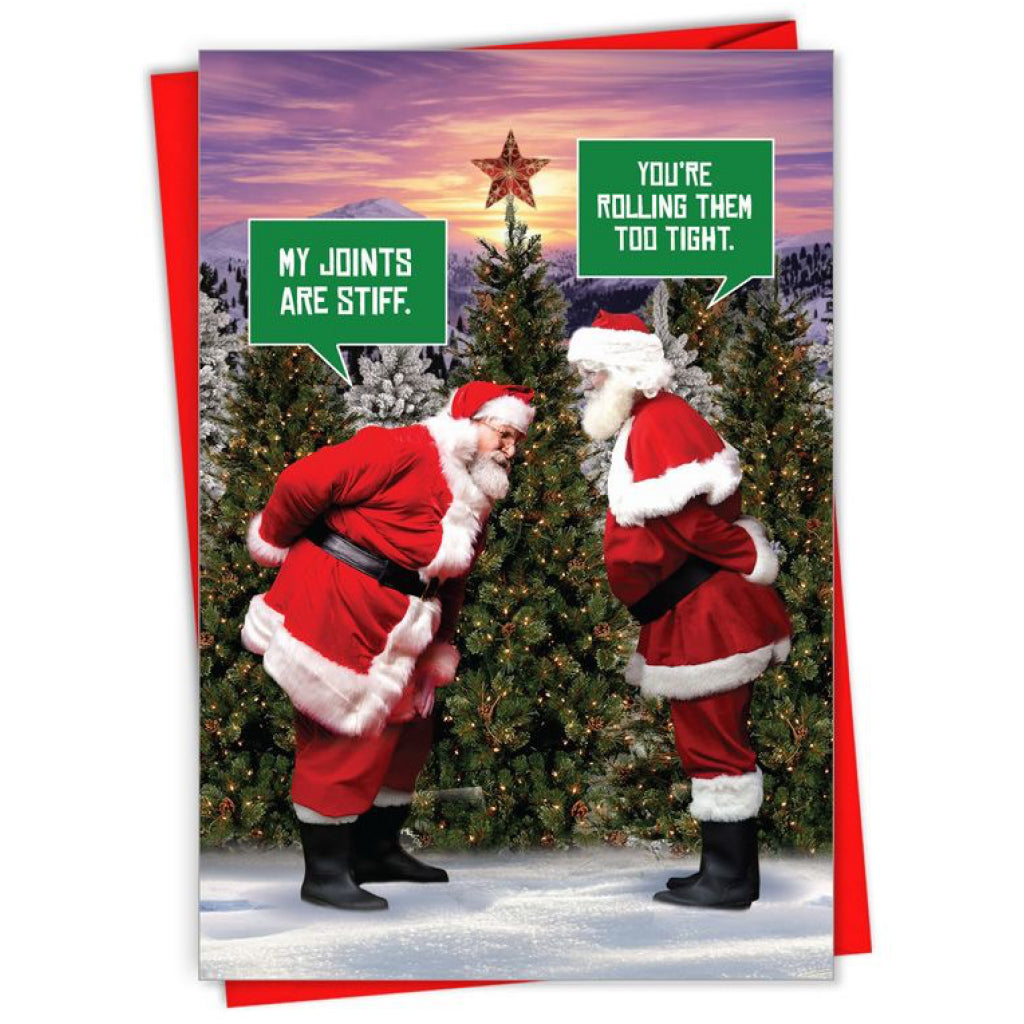 Santa's Joints Are Stiff Card