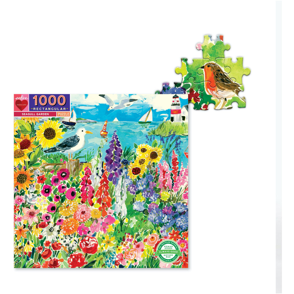 Seagull Garden 1000 Piece Puzzle Sample