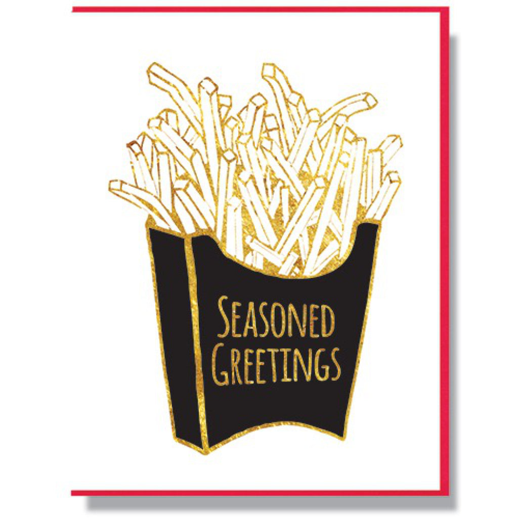 Seasoned Greetings Fries Card by Smitten Kitten – Outer Layer