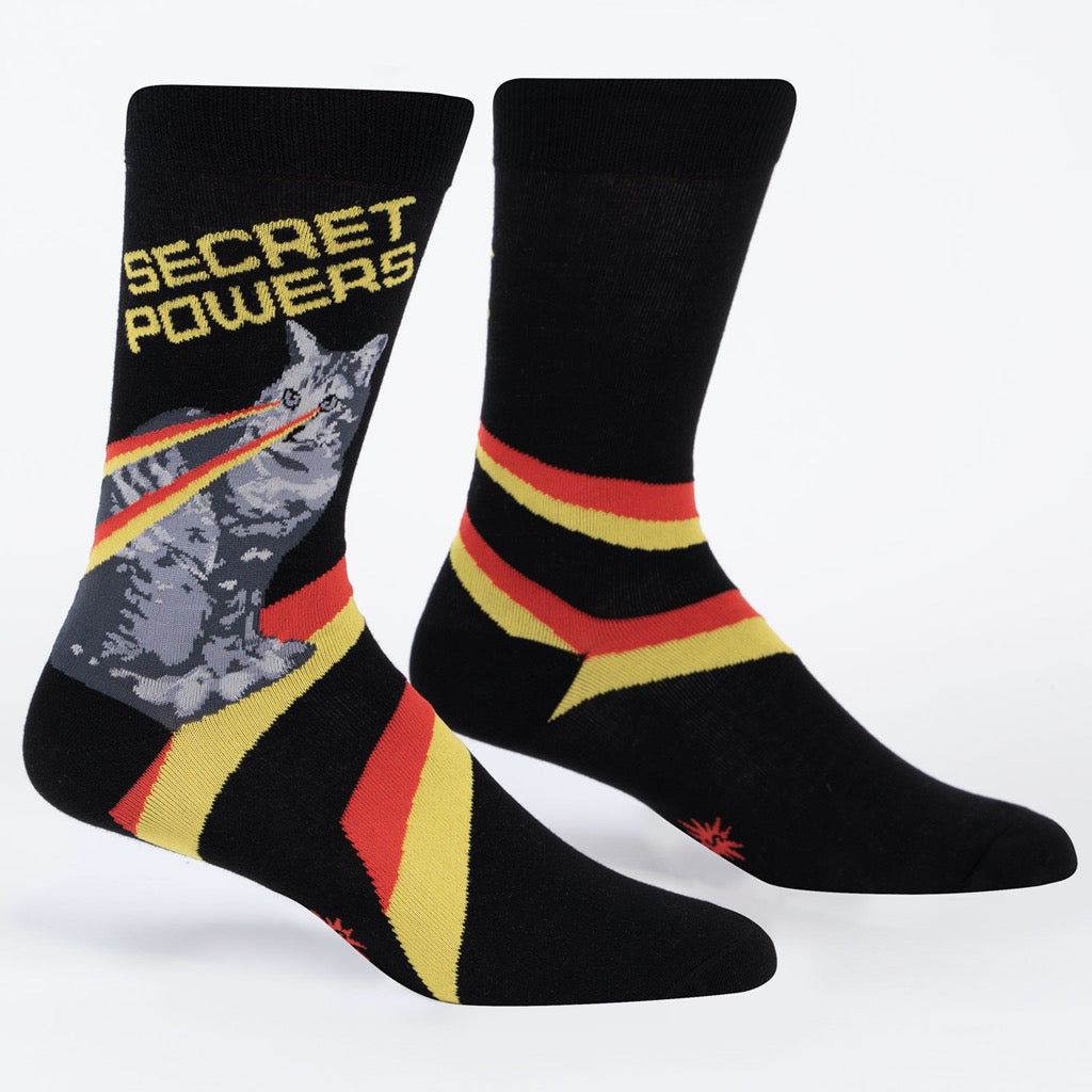Secret Powers Men's Crew Socks
