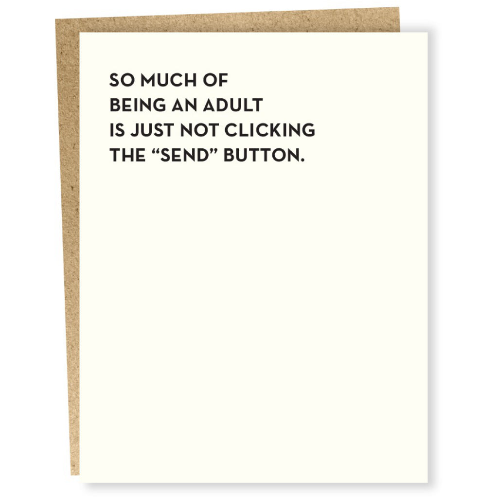 Moment Of Truth - Send Button Card