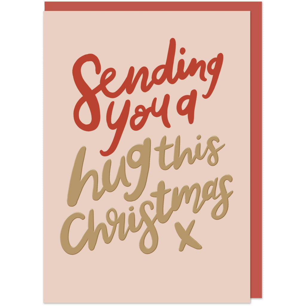 Sending You A Hug Holiday Card