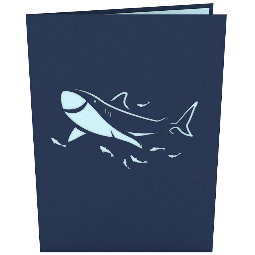 Shark 3D Pop Up Card Cover