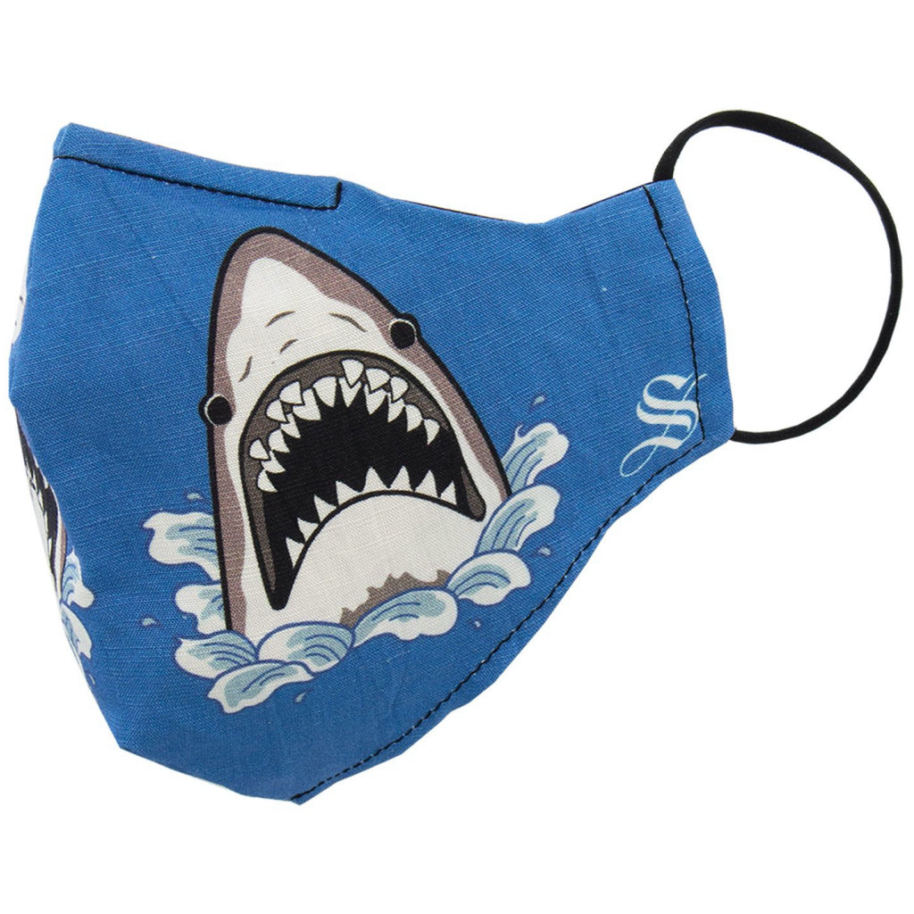 Shark Attack Face Mask Side view