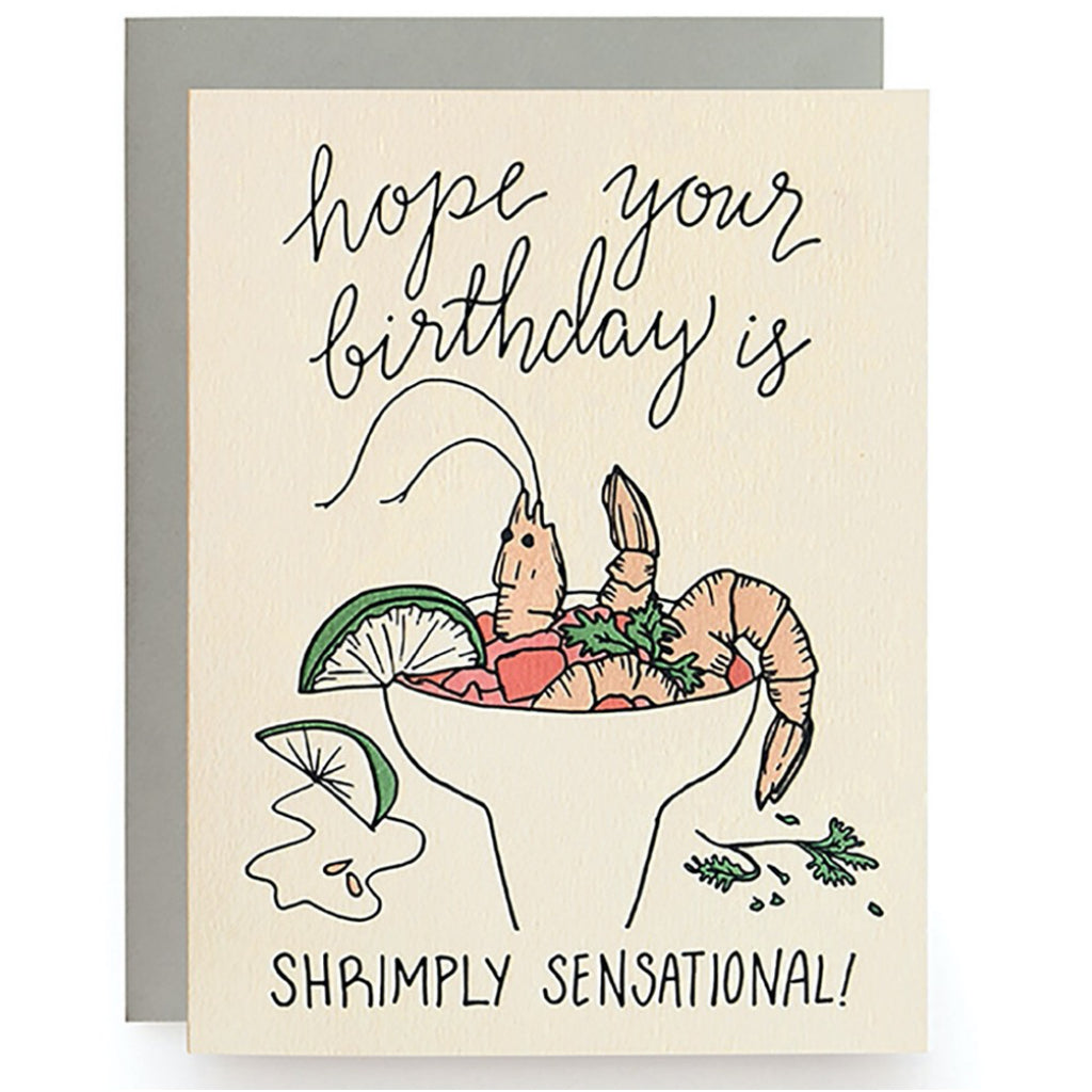 Shrimply Sensational Birthday Card