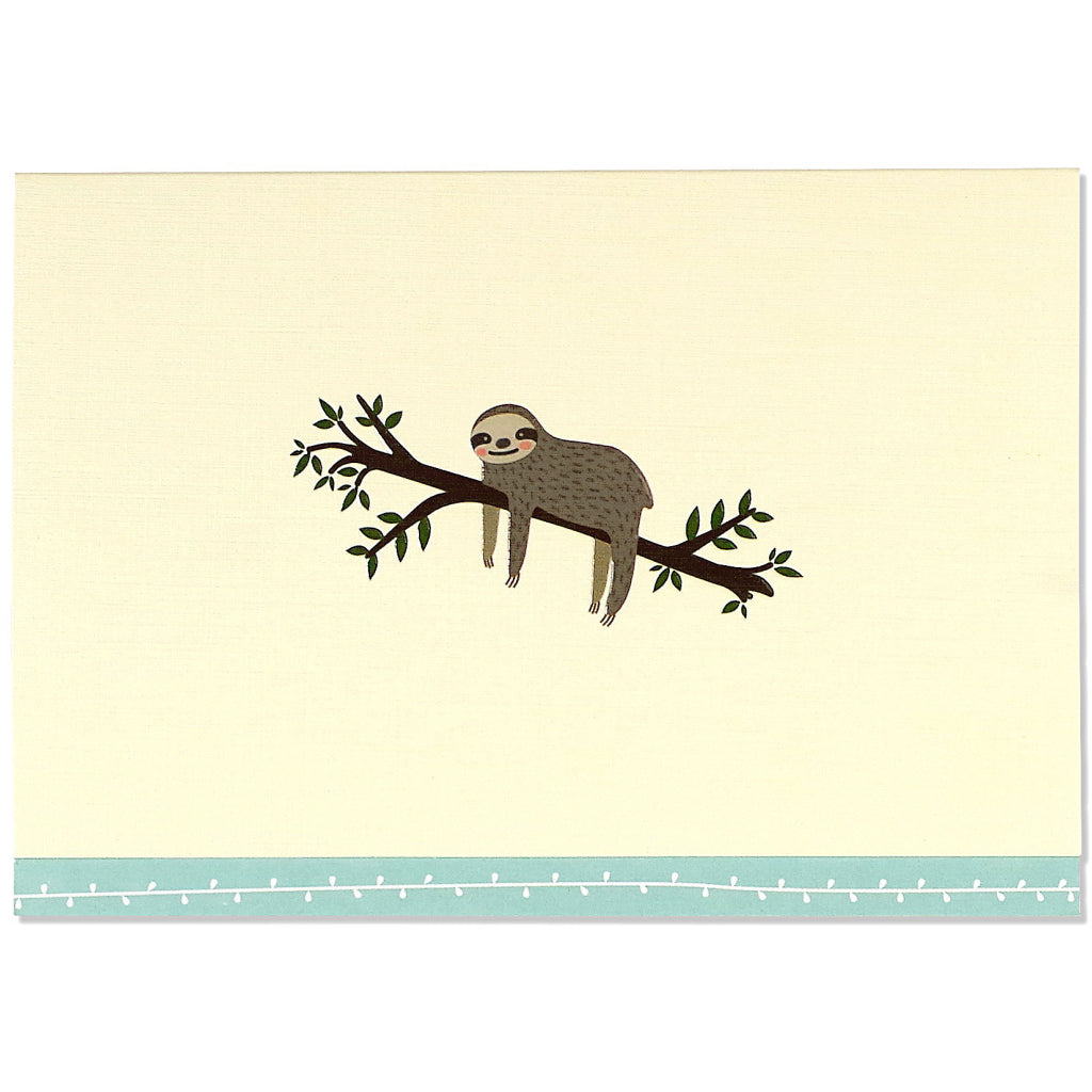 Sloth Boxed Notecards