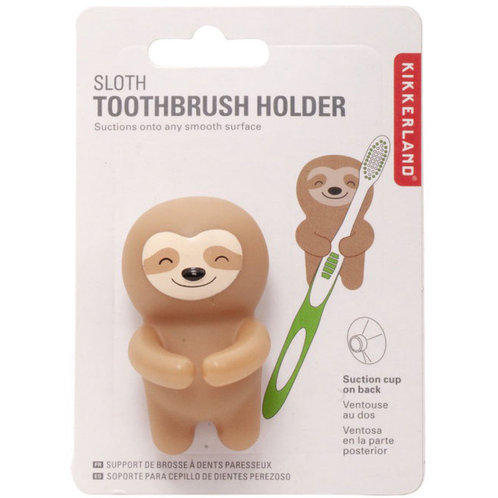 Sloth Toothbrush Holder Packaged