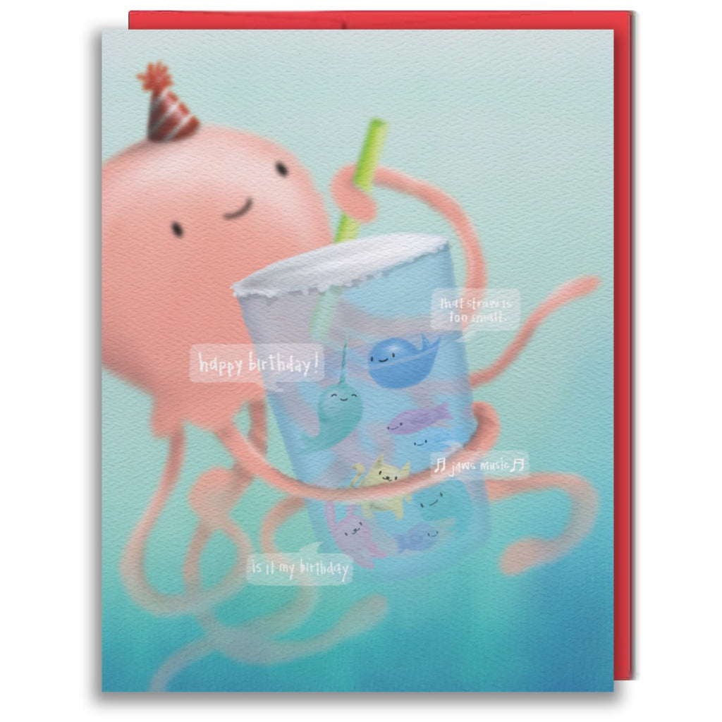 Small Straw Octopus Card by Studio Vcky – Outer Layer