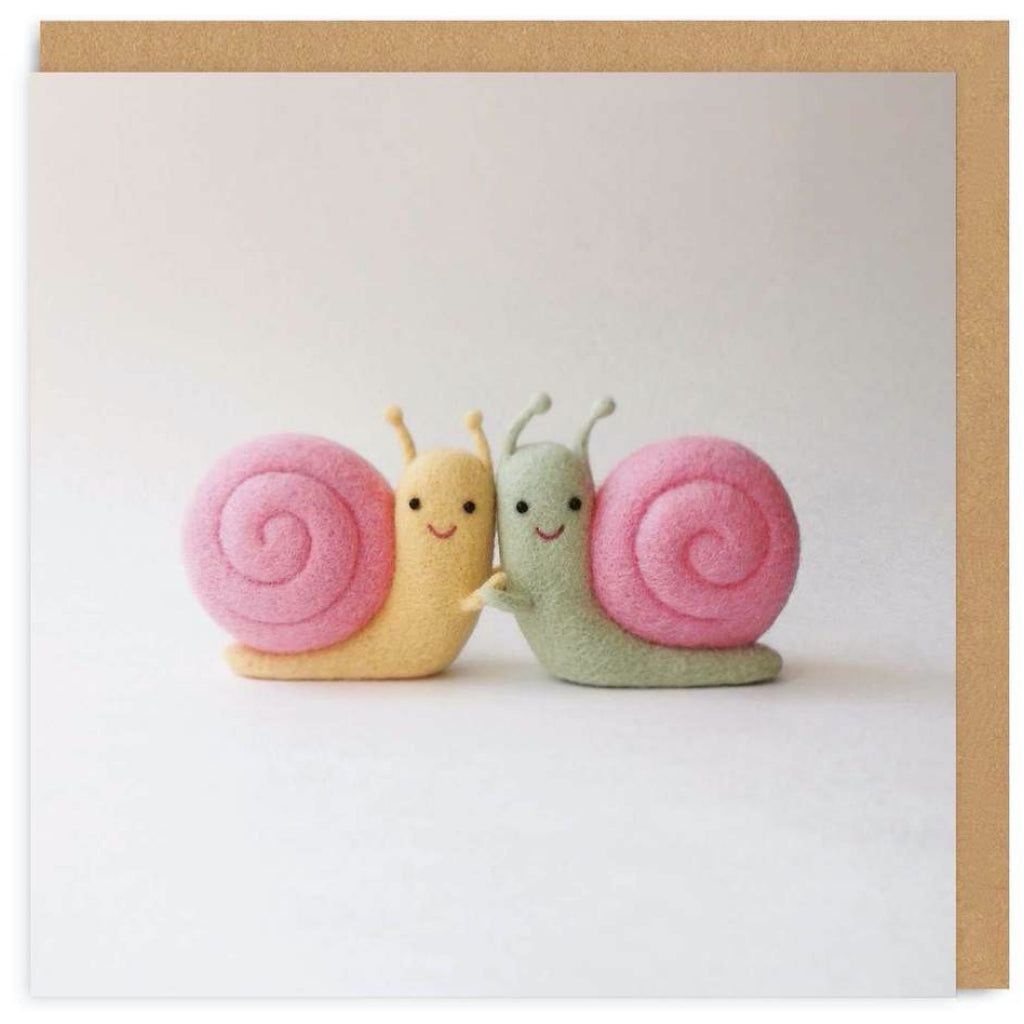 Snail Friends Square Card
