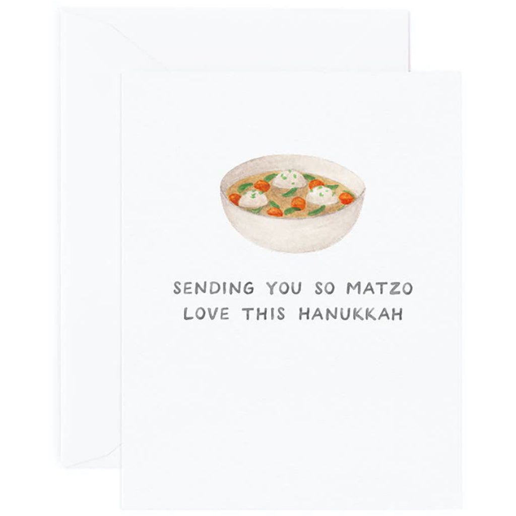 So Matzo Love Hanukkah Card