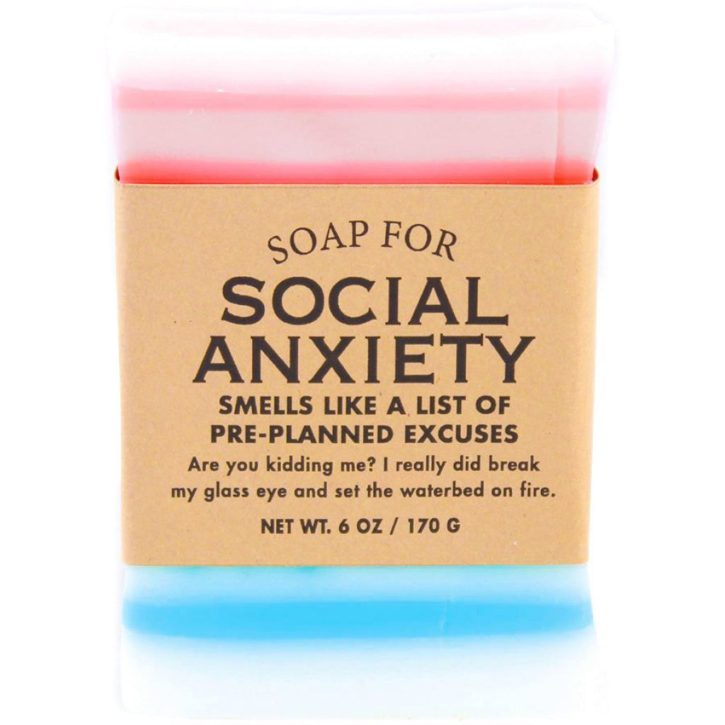 Social Anxiety Bar Soap