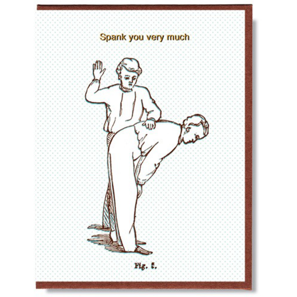 Spank You Very Much Card