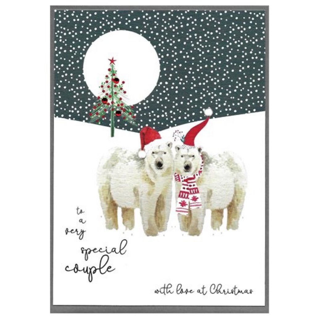 Special Couple Polar Bears Card