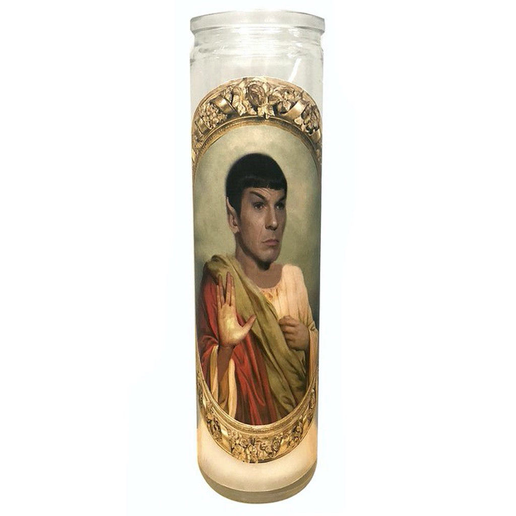 Spock Celebrity Prayer Candle